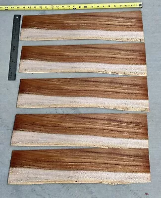 5 Curly Koa Wood Veneer Sheets Hawaiian Koa Wood Veneer (#12) • $70
