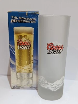 £4.99 • Buy Coors Light Beer Frosted Half Pint Glass - New
