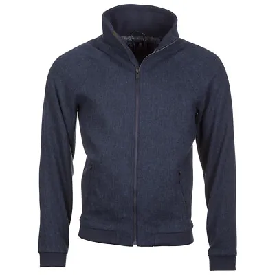 £55.99 • Buy Jack Murphy Men's Tweed Bomber Jacket In Colour Aqua | Finest Material 