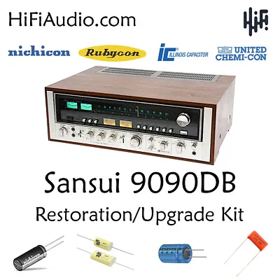 $185 • Buy Sansui 9090DB Rebuild Restoration Capacitor Kit Fix Repair Filter Capacitor
