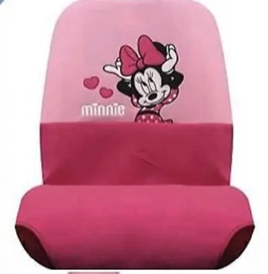 Disney Minnie Mouse Car Seat Cover In Pink Real Seat Cover (not Clip On) New • $26.99