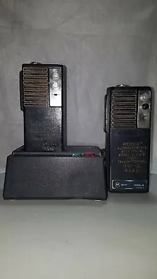 AS-IS/VTG/MOTOROLA HANDIE-COM MH70 TWO-RADIO LOT/VHF FM 2Way  ALABAMA POWER CO.  • $179