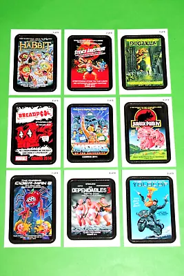 2013 Wacky Packages ANS11 All-New Series 11 COMING DISTRACTIONS BLACK 9 CARD SET • $9.99