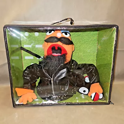 The Muppets Whatnot Workshop Orange Puppet Leather Jacket FAO Schwarz Disney • $102.85