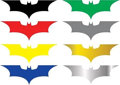 2x Batman Dark Knight Decal Car Window Comic Marvel DC Sticker Set Of 2 Decals • $4.89