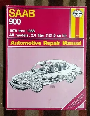 Haynes Saab 900 1979/1980/1981/1982/1983/1984/1985/1986/1987/1988 Repair Manual • $12.97