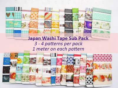 Japan Washi Tape Subpack 1 Pack • $1.99