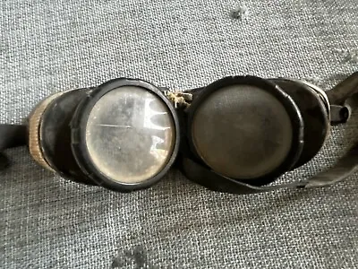 VTG Steampunk Motorcycle Goggles HB Inc USA • $55