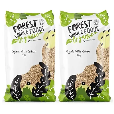 £17.96 • Buy Organic White Quinoa 2kg - Forest Whole Foods