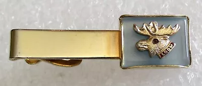 Vintage Loyal Order Of Moose Member Tie Clip / Tie Clasp - LOOM Moose Lodge • $12.99