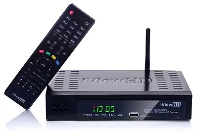 NEW FHD COMBO Freeview & Satellite TV Set Top Box For Freesat Sky Virgin Wi-Fi • £44.98