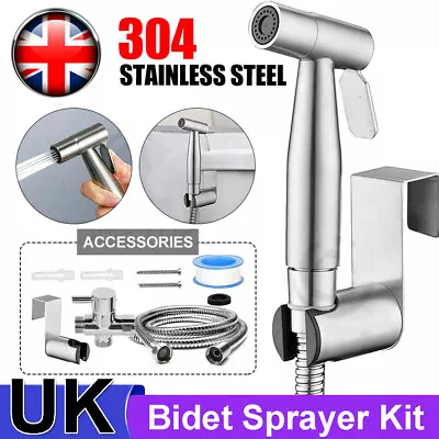 Hand Held Bidet Douche Spray Kit Bathroom Hygienic Toilet Shattaf Shower Head • £15