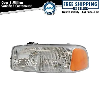 Headlight Headlamp Driver Side Left LH For GMC Yukon Sierra Pickup Truck • $36.18
