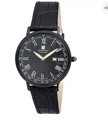 Steinhausen Altdorf Stainless Steel Black Strap Watch • $38