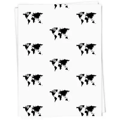 'World Map' Gift Wrap / Wrapping Paper / Gift Tags (GI045358) • £3.99