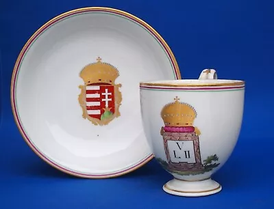 ANTIQUE VIENNA Tea CUP & SAUCER Royal • $950