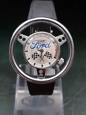 Vintage Ford Mustang Steering Wheel Watch • $320