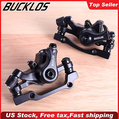 BUCKLOS Mechanical Linaer Pull Disc Brake Caliper Mountain Bike Front Rear 160mm • $12.99