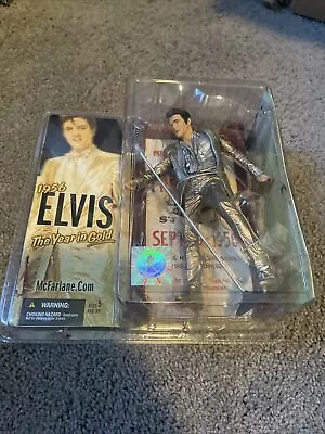 McFarlane Toys Elvis Presley 1956 The Year In Gold 4th Edition 2005 Figure • $14.99