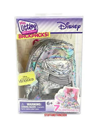 2021 Real Littles Disney Mini Backpacks Little Mermaid W 7 Surprises NEW IN HAND • $24.95