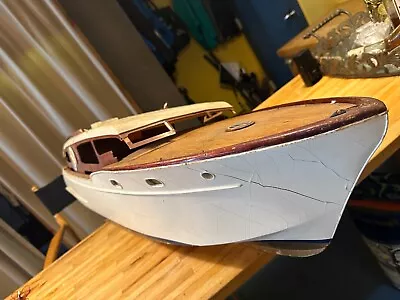 Vintage Chris Craft Cabin Cruiser R/C Boat 48  Long • $89