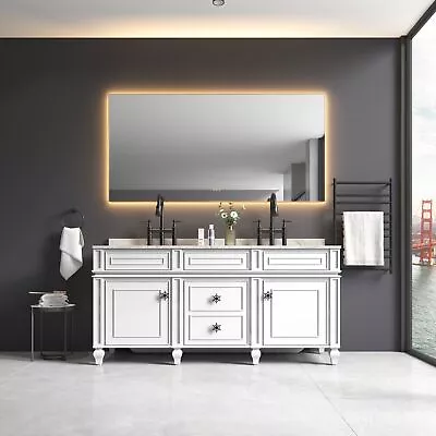 60x36  LED Bathroom Vanity Mirror Wall Mount Anti-Fog Adjustable Backlit • $346.23