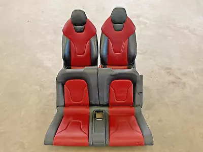 ⭐2010-2015 Audi A5 S5 Convertible Full Front & Rear Seat Set F + R Oem Lot2370 • $1124.10