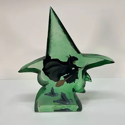 WIZARD OF OZ Resin Sculpture Green Wicked Witch Flying Monkeys  Westland 2003 • $58.50