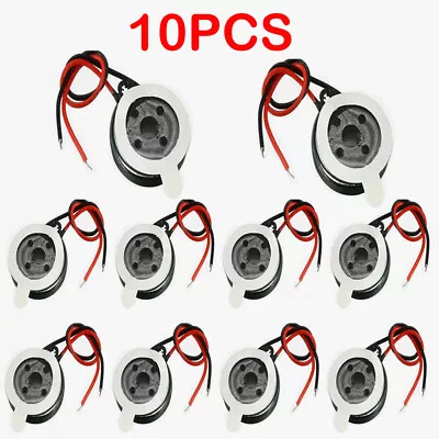 10PCS Speaker 13mm Dia 8 Ohm 1W 2-Wire Mini Micro Audio Magnetic For Arduino USA • $12.55