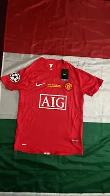 Retro Ronaldo 2008 UCL Final Manchester United Nike Jersey - Mens M • $85