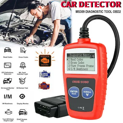 Automotive OBD Code Reader OBD2 Scanner Car Check Engine Fault Diagnostic Tool • $12.74