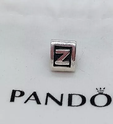 $18 • Buy PANDORA STERLING SILVER 'LETTER INITIAL Z CHARM' - Stamped 925 ALE  #790323