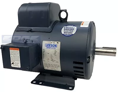 5 Hp 1-ph 1725rpm Leeson Electric Compressor Motor 184t C184k17db31a 230v 131537 • $789.35