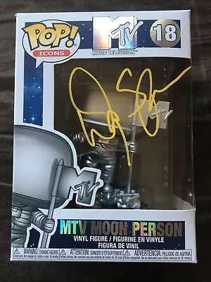 Funko Pop Music Television 18 MTV Moon Person Figure Signed Danny Seraphine Auto • $145