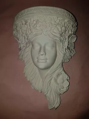 £23 • Buy 1 Art Deco Architectural Flower Ornate Plaster Corbel Bracket Shelf Wall Plaque