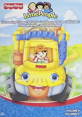 $4.39 • Buy Fisher Price Little People - Discovering Things That Go Vol IV - DVD - VERY GOOD