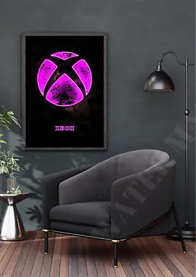 Xbox Print Poster Gaming Quote Wall Art Gift Gamer Decor Picture A4 Size • £5.99