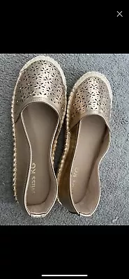 Beautiful Brand New Miss KG Danna Gold Synthetic Summer Shoes • £9