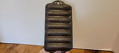 Vintage MINI Griswold Cast Iron Crispy Corn Stick Pan Erie PA #262/625  8 3/8   • $35