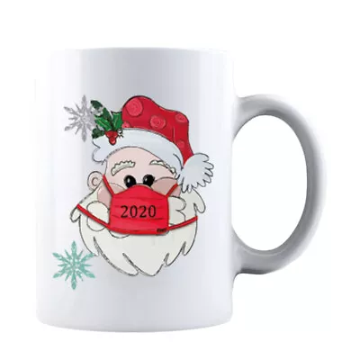 $12.99 • Buy Masked Santa Claus Face Ceramic Coffee Mug Tea Cup