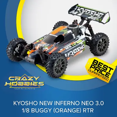 Kyosho NEW Inferno NEO 3.0 1/8 Buggy (Orange) RTR *IN STOCK* • $559
