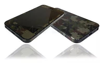 Digital Matt Camo Skin For IPhone 5s 5 4s 4 Camouflage Wrap Decal Case • $3.10