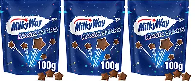 3 X Milky Way Magic Stars Chocolate Pouch 100G • £6.89