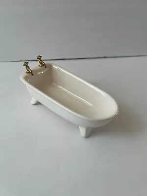 Miniature Dollhouse Ceramic Bath Tub Vintage • $8.90