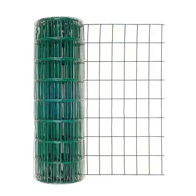 24in H X 50ft L Green Vinyl Coated Steel Wire Fence With 2in X 3in Openings • $31.49