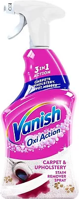 Vanish Oxi Action Carpet & Upholstery Stain Remover Spray 500 Ml • £5.67