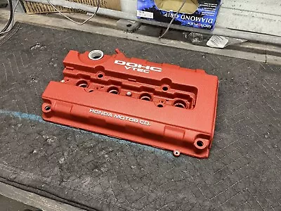 OEM Honda B Series DOHC Vtec Valve Cover B18C1 GSR Powder Coated CUT • $180