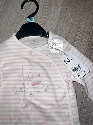 Mothercare Baby Girl Grow 1-3 Months - Brand New With Tags • £8