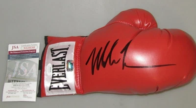 $399 • Buy MIKE TYSON Hand Signed 16oz Boxing Glove  + JSA  COA