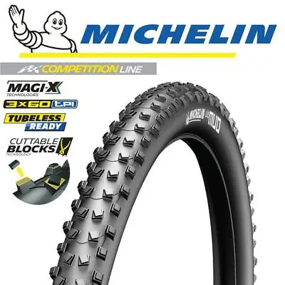 Michelin MTB Wild Mud 29 X 2.25 Advanced With Magi-X Tyre Downhill Cycling Bike • $22.87